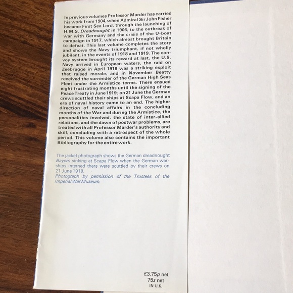 From Dreadnought to Scapa Flow Vol. 5 Victory & Aftermath by Arthur J. Marder - Picture 14 of 16